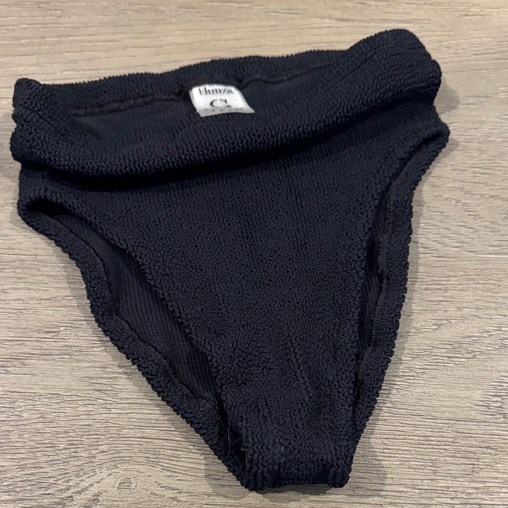 Hunza G Dark Textured Swim Bottom
